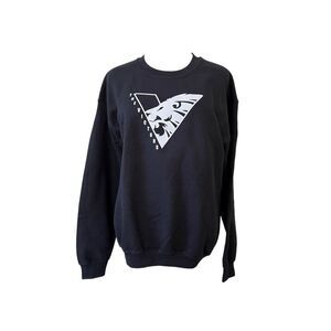 Gildan Graphic Sweatshirt "The Victors" 1 Cor. 15:57 Bible Verse Black Fleece‎